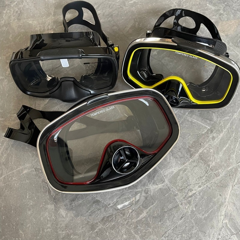 Diving Mask - Buharlanmayı Önleyen Dalış Gözlüğü, Geniş Görüş