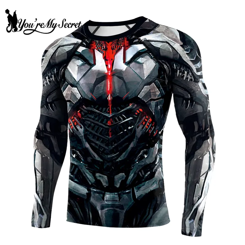Rash Guard - 3D Baskılı Günlük Uzun Kollu 2026