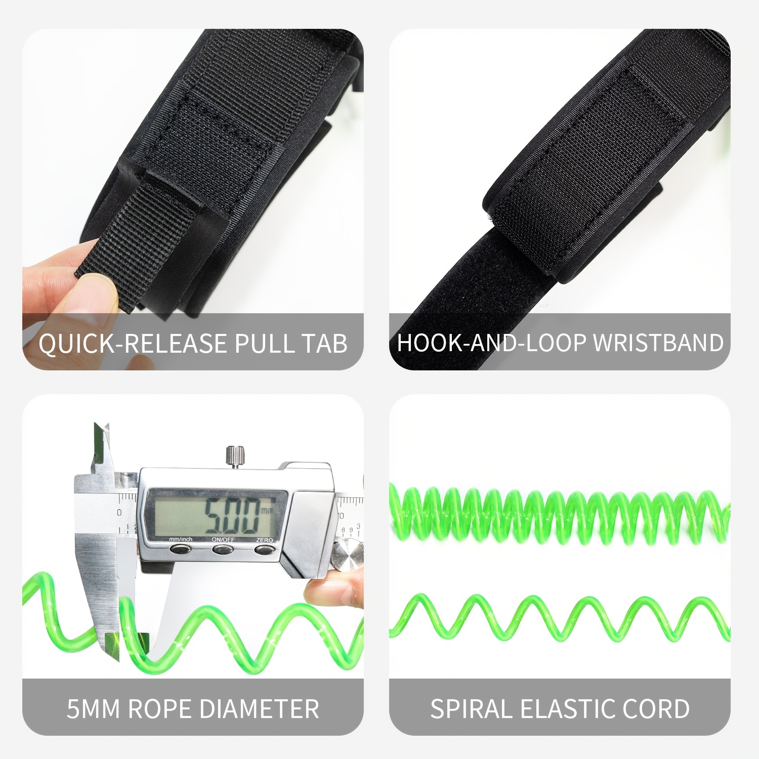 KOETSU Bodyboard Kayışı, 5mm T - Surfboard Leash incelemesi ve fiyatı