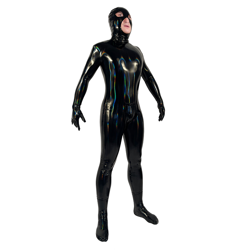 Mens seksi PVC deri Catsuit la - Wetsuit Men incelemesi ve fiyatı