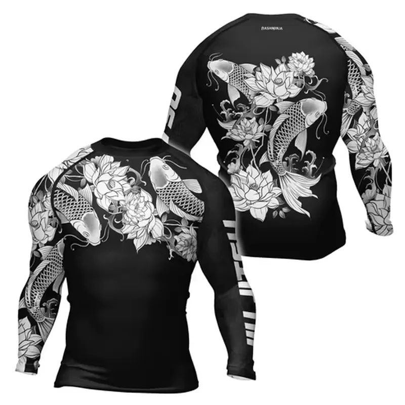 3D Uzun Kollu Erkek Retro Hızl - Rash Guard incelemesi ve fiyatı